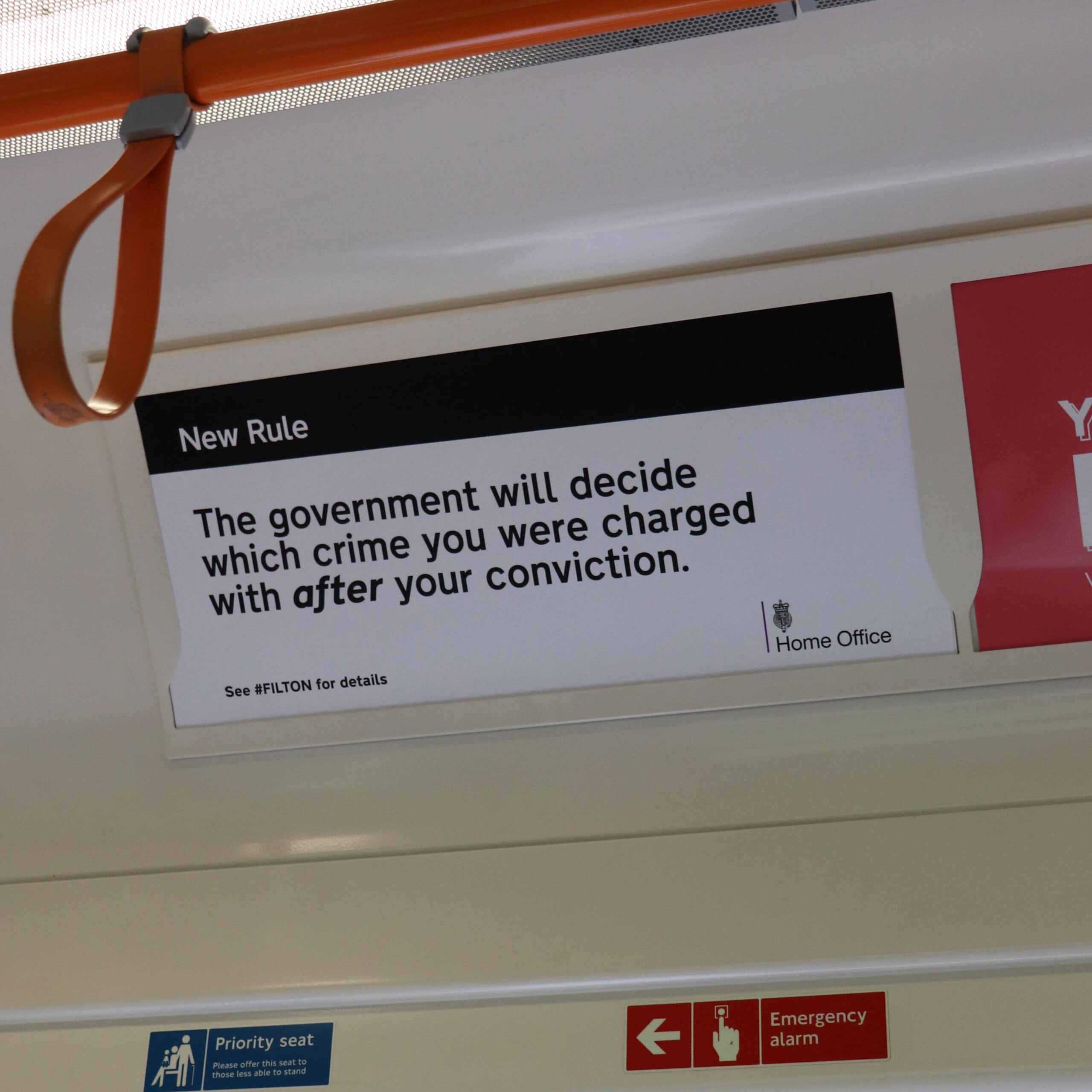 Home office graphic design and logo. New Rules. The government will decide which crime you were charged with after your conviction. See #FILTON for details.