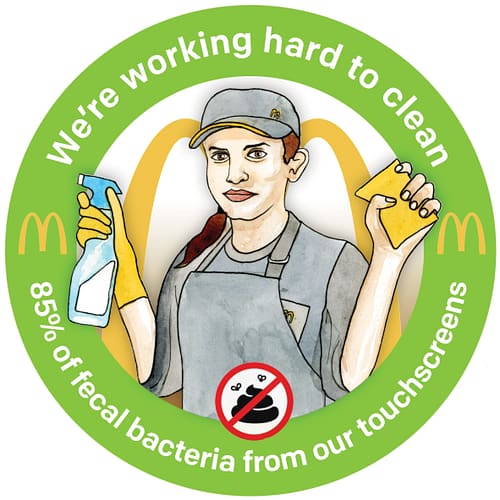 images McDonalds Touchscreen Stickers (Pack of 10)