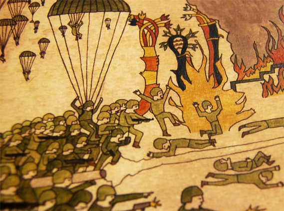 images Modern Bayeux Tapestry - Iraq War
