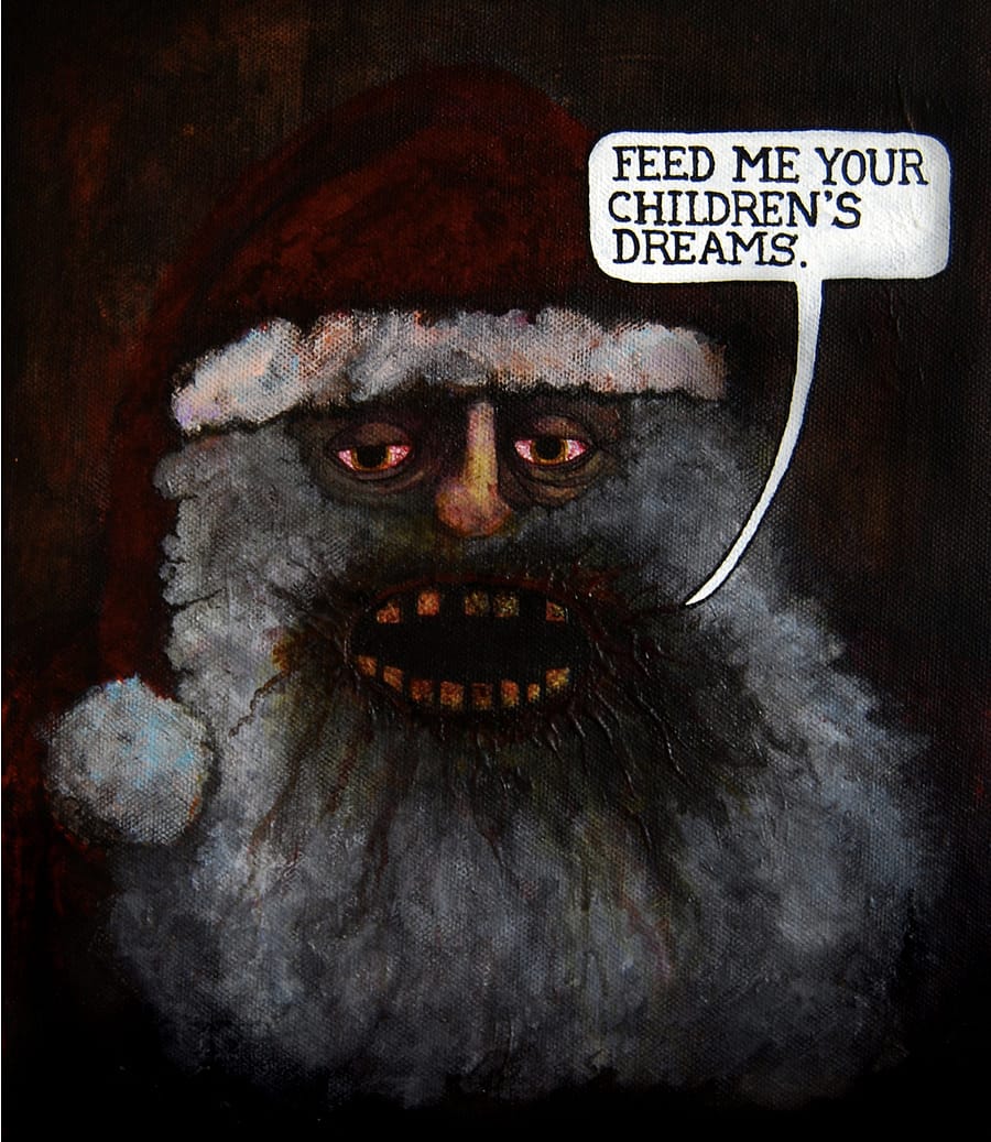 images Anti-Santa Christmas Cards w/ Envelopes