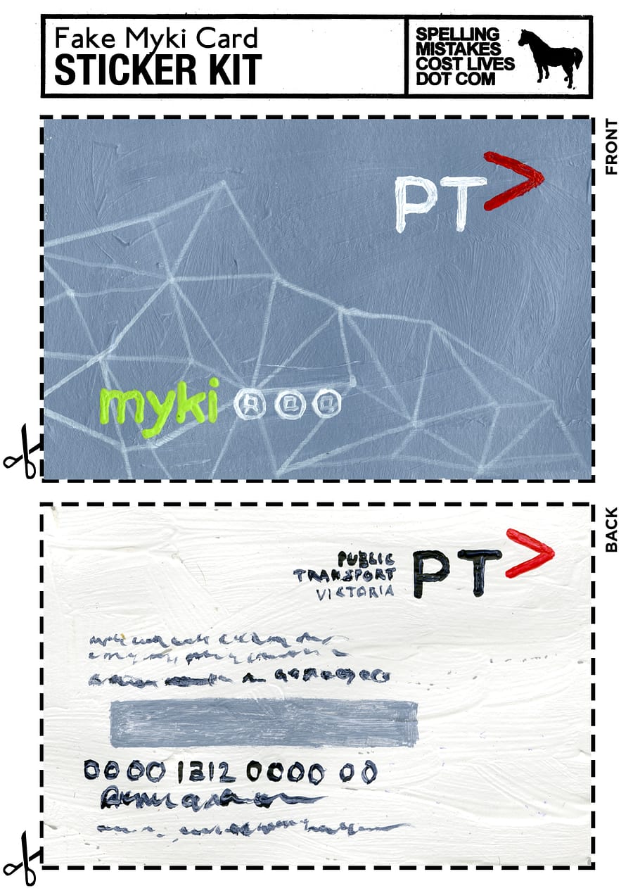 images Fake Transit Card Sticker Kit + other city transit cards