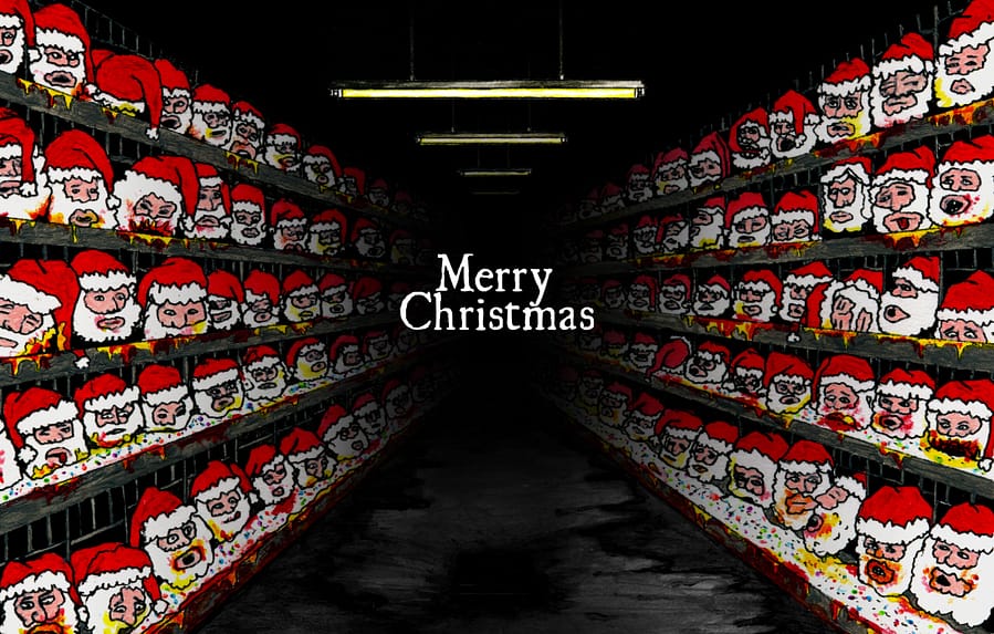 images Anti-Santa Christmas Cards w/ Envelopes
