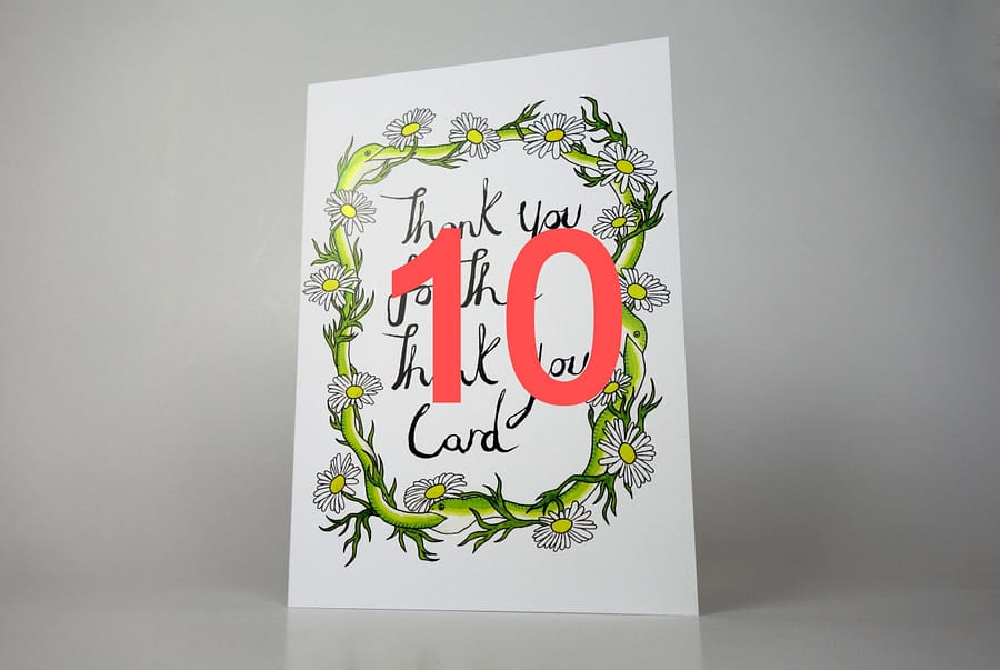 images Thank You For The Thank You Card Card