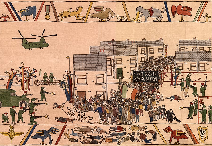images Bloody Sunday Bayeux Tapestry (2013) - Limited edition print