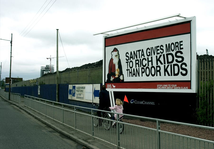 images Anti-Santa Christmas Cards w/ Envelopes