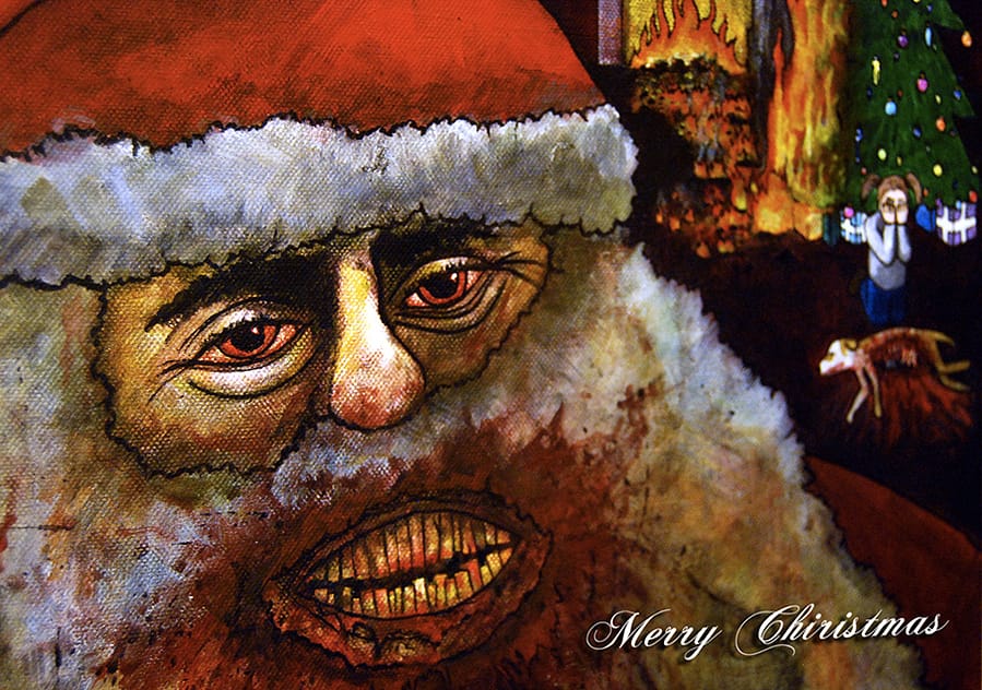 images Anti-Santa Christmas Cards w/ Envelopes