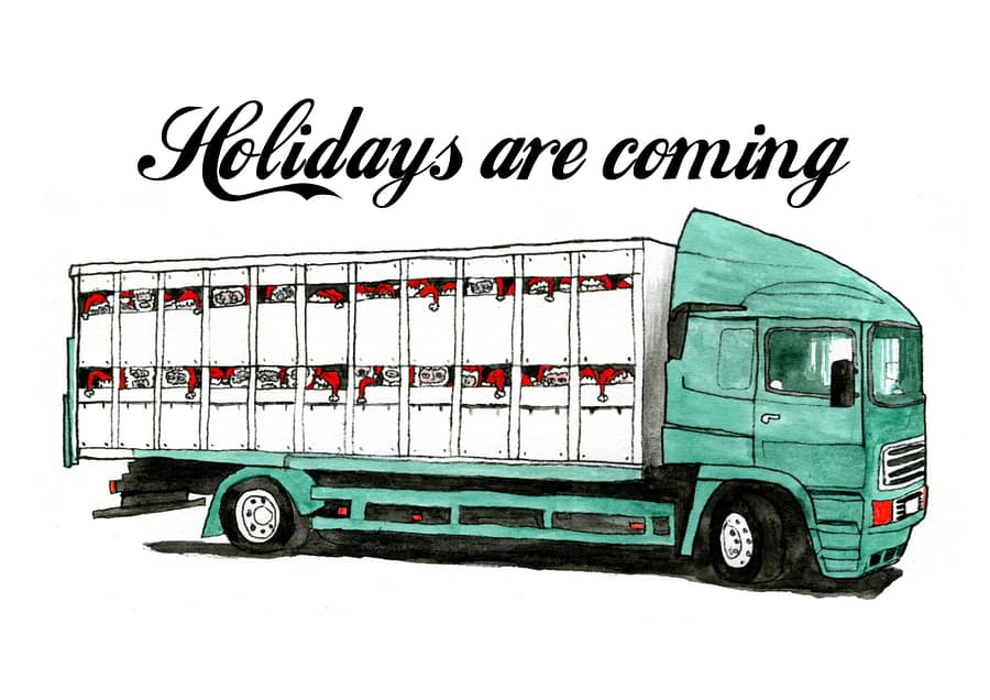 images Anti-Santa Christmas Cards w/ Envelopes