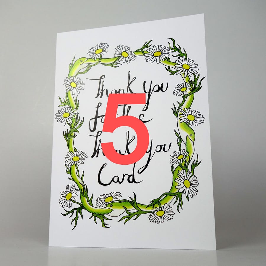 images Thank You For The Thank You Card Card